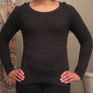 Charcoal colored sweater